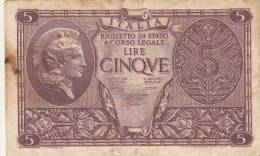 LUOGOTENENZA ITALIA 1944 - 5 LIRE E 10 LIRE - CONDIZIONI COME DA FOTO - Italië – Verzamelingen