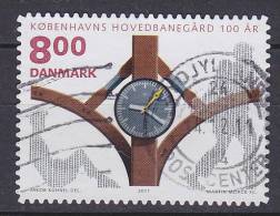 Denmark 2011 BRAND NEW 8.00 Kr. Københavns Hovedbanegård Central Station Anniversary (from Booklet) - Used Stamps