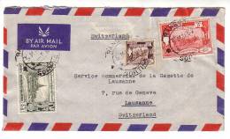 Lettre Burma Birmanie, Rangoon-Lausanne (5352) - Myanmar (Birmanie 1948-...)
