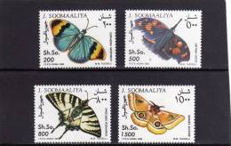 SOMALIA SOOMAALIYA 1993 BUTTERFLIES - FARFALLE - PAPILLONS MNH - Somalia (1960-...)