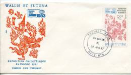 Wallis Et Futuna    FDC  28 Juin 83       Bangkok 1983 - FDC