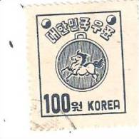 TIMBRE DE KOREA OBLITERE - Korea (...-1945)