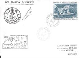 8755  MARION DUFRESNE - MD 43 INDIGO 1 - CROZET - Brieven En Documenten