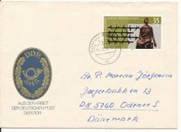 Germany DDR Cover Sent To Denmark Sommerfeld 14-11-1978 - Covers & Documents