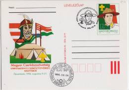 1996 - HUNGARY - Scout Scouts Scouting - STATIONERY - POSTCARD - First Day FDC - Covers & Documents