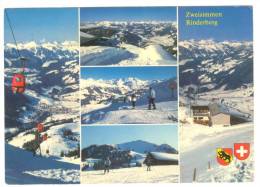 C1216 Zweisimmen - Skigebiet Rinderberg / Viaggiata 1987 - Zweisimmen