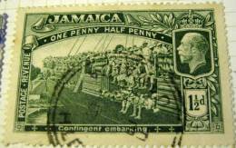 Jamaica 1919 War Contigent Embarking 1.5d - Used - Jamaïque (...-1961)