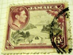 Jamaica 1938 Priestman's River Portland 6d - Used - Jamaica (...-1961)