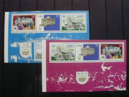 Irland 755/8 **/mnh, H-Blatt 24 Und 25 Aus MH 17, Dublin - Kulturhauptstadt Europas 1991 - Blocks & Sheetlets