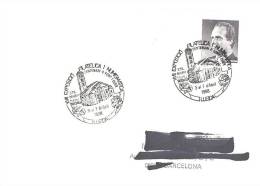 SPAIN. POSTMARK. STA. MARIA DE TAULL CHURCH. LLEIDA 1988 - Machines à Affranchir (EMA)