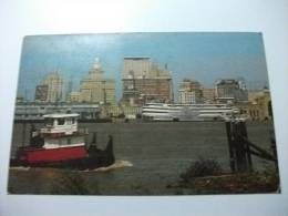 Nave Ship President  Rimorchiatore  New Orleans Skyline U.s.a. - Tugboats