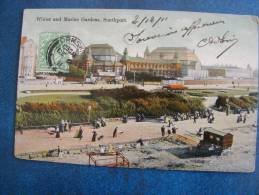 CPA..WINTER AND MARINE GARDENS  SOUTHPORT..1911 - Southport