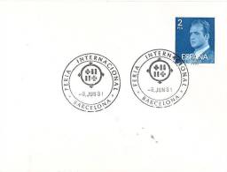 SPAIN. POSTMARK INTERNATIONAL TRADE FAIR OF BARCELONA. 1981 - Machines à Affranchir (EMA)