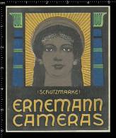 Old Original German Poster Stamp(advertising Cinderella)Ernemann Cameras - Camera,photo Equipment,Fotografie,photography - Fotografie