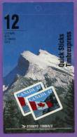 < Carnet Canada, .. YT C1228a Drapeau . Cote 2006 24 Euro .. Super - Cuadernillos Completos