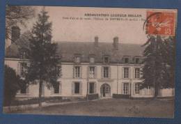 78 YVELINES - CP ASSOCIATION LEOPOLD BELLAN CURE D'AIR ET DE REPOS - CHATEAU DE SEPTEUIL - ENTREE PRINCIPALE - 1928 - Septeuil