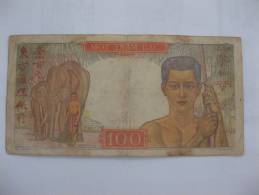 Billet De 100 Piastres. BANQUE DE L'INDOCHINE. - Indochine