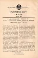 Original Patentschrift - A. Halstrick In Sundern I.W., 1900 , Schreibmaschine , Papierwagen !!! - Sundern