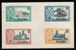 POLAND SLANIA 1954 10TH ANNIV 2ND REP FREIGHTER SOLDEK COLOUR PROOFS 1,55 ZL BY SLANIA NO GUM Ships Trains Steel Castles - Proofs & Reprints