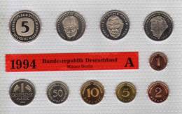 Deutschland 1994 Prägeanstalt A Stg 25€ Stempelglanz Im Kursmünzensatz Der Staatlichen Münze Berlin Set Coin Of Germany - Mint Sets & Proof Sets