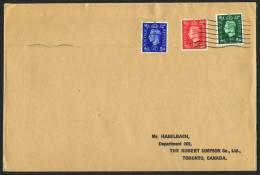 1937  George VI Definitives On FDC To Canada - ....-1951 Pre Elizabeth II