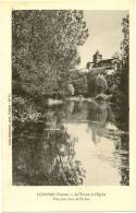 86/CPA - Lusignan - La Vonne Et L´Eglise - Vue Prise Sous Le Viaduc - Lusignan