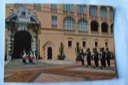 Principauté De Monaco - La Relève De La Garde Devant Le Palais Princier - Palazzo Dei Principi