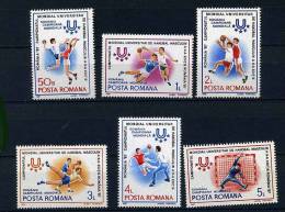 Roumanie **  N° 3737 à 3742 -"Romania 87" Championnats Universitaires De Handball - Unused Stamps