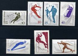 (CL 98 B) Roumanie **  PA N° 127 à 133 (adhérence Au Dos Du 127) - Sports De Montagne - Unused Stamps