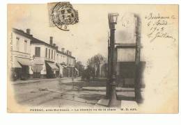 CP PESSAC  LE CHEMIN VU DE LA PLACE   - ECRITE EN 1903 - Pessac