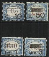 SAN MARINO 1940 SEGNATASSE SOPRASTAMPATI OVERPRINTED SERIE COMPLETA MNH BEN CENTRATA - Strafport