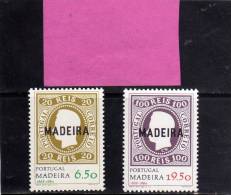 MADERA - MADEIRA 1980 PRIMI FRANCOBOLLI FIRST STAMPS MNH - Madeira