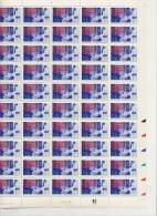 CENTENAIRE DES JEUX  OLYMPIQUES  -  FEUILLE DE 50 TIMBRES A 3,00 - Feuilles Complètes