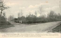 CIRCUIT DE LA SARTHE 1906 , AUTOMOBILE , N°21 , Entrée De La Forêt De  VIBRAYE - Vibraye