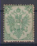 Bosnia And Hercegovina Austria 3Kr Perforation 13 1st Board 1879 MH * - Nuevos