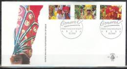 Mzl019fb CARNAVAL LICHTOPTOCHT ARUBA 1989 FDC - Karnaval