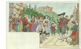 USAGES Et COSTUMES D'ALSACE, KAUFFMANN, 7. Les Pélerins De Sainte-Odile - Kauffmann, Paul