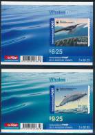 AUSTRALIA 2006, Antarctic Whales Set Of 2 Booklets** - Fauna Antártica