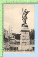 ND Photo Lourdes 1914 (Statue De Saint Michel En Face De L´esplanade Et Basilique ) Les Hautes Pyrénées France - Monumente