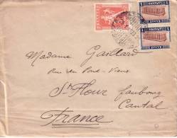 GRECE - SALONIQUE - LETTRE AVEC LONG TEXTE POUR LA FRANCE EN 1929. - Maschinenstempel (Werbestempel)