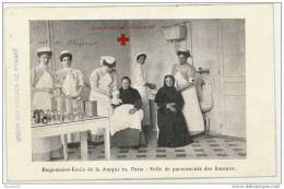 CPA - CROIX ROUGE - DISPENSAIRE-ECOLE De La JONQUIERE De PARIS - SALLE Des PANSEMENTS Et Des FEMMES - Croix-Rouge