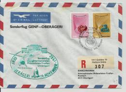=UNO GENF FLUGZUEGE 1982 - Poste Aérienne
