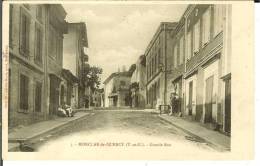 CPA  MONCLAR DE QUERCY, Grande Rue  6437 - Montclar De Quercy