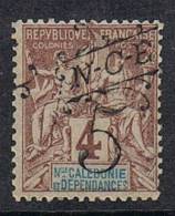 NOUVELLE-CALEDONIE N°55 N* Variété Surcharge à Cheval - Neufs