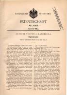 Original Patentschrift - A. Voltor In Barcelona , 1899 , Flügelrad - Propeller Für Schiffe , Schiff !!! - Sonstige & Ohne Zuordnung