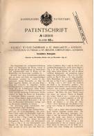 Original Patentschrift - F. Cundall In St. Helens , Chingford Und St. Margarets , 1899 , Verstellbare Rudergabel , Boot - Sonstige & Ohne Zuordnung