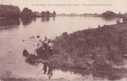 CPA LOUPIAC-DE-CADILLAC 33 - Les Bords De La Garonne - Cadillac