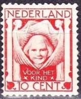 1924 Kinderzegels 10 + 2½ Cent Rood Ongestempeld NVPH 143 - Ongebruikt
