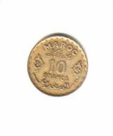 MOROCCO    10  FRANCS  1952 (Y # 49) - Marokko