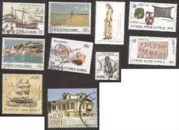 Chipre Lote 10 Sellos Used - Used Stamps